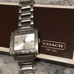 Coach square face watch